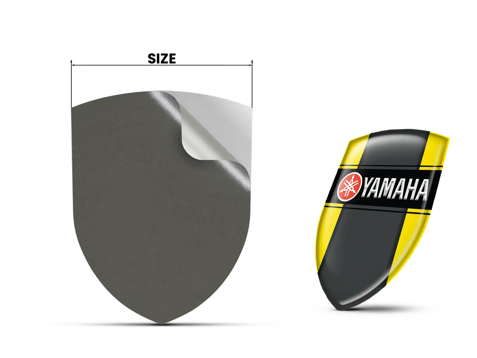 Yamaha Auto Silikonabzeichen Pro Max Langlebig Stilvoll Design